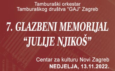 7. Glazbeni memorijal “Julije Njikoš”