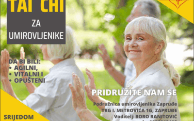 Tai Chi radionice za umirovljenike u 2025. godini